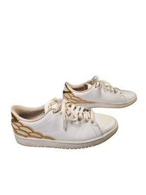 Nike Air Jordan Retro 1 Centre Court Shoes Sneakers Men’s Size 8.5 White & Gold